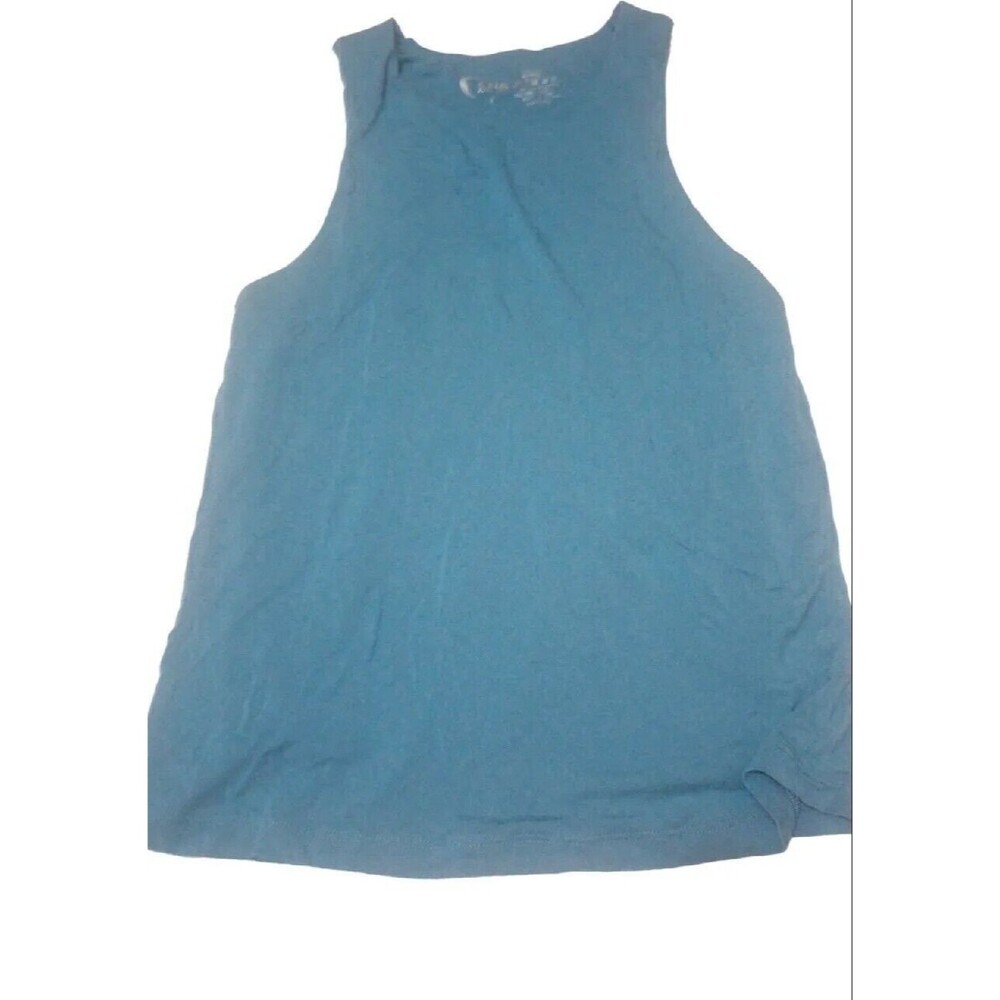 ZYIA Active Shirt Women's Size Small Racer Back Tank Top Running Workout Blue
